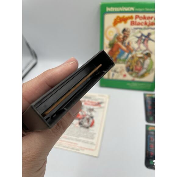 1979 Mattel Intellivision Las Vegas Poker & Blackjack Game COMPLETE, Tested - Picture 7 of 10